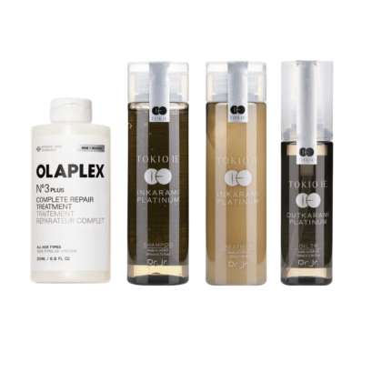 Gamme réparation tokio inkarami platinum et olaplex 3 PLUS