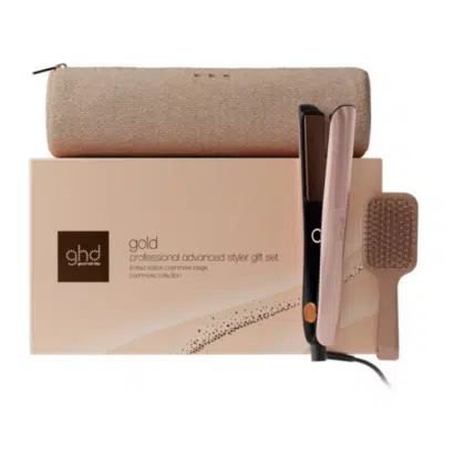 Nouveau coffret lisseur GHD gold cachemire Noël